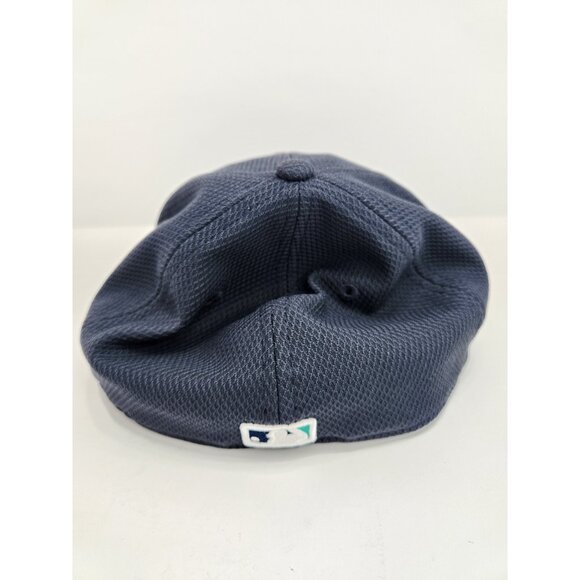 Seattle Mariners New Era 59fifty Blue hat cap Batting Practice Spring 7 1/4 57.7 - Picture 3 of 10